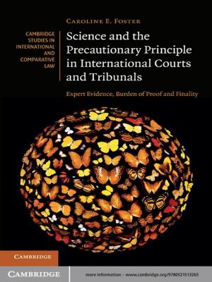 Cover of the book Science and the Precautionary Principle in International Courts and Tribunals by Michel Allard