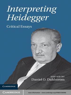 Cover of the book Interpreting Heidegger by Henrik Mouritsen