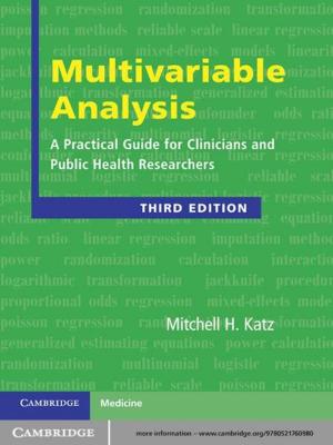 Cover of the book Multivariable Analysis by Alison Lee, Robert Irwin