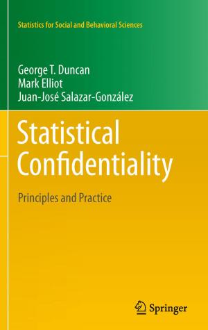 Book cover of Statistical Confidentiality