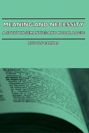 Cover of the book Meaning and Necessity - A Study in Semantics and Modal Logic by Robert E. Howard