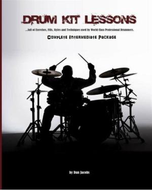 Book cover of Drum Kit Lessons (Complete Intermediate Package)
