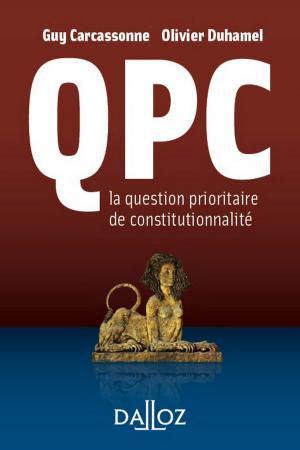 Cover of the book La QPC by Laetitia Tranchant, Vincent Égéa