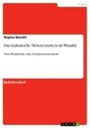 Cover of the book Das italienische Parteiensystem im Wandel by Constantin Becker