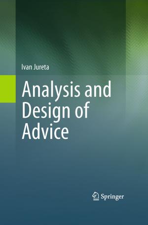 Cover of the book Analysis and Design of Advice by Thomas H. Williamson