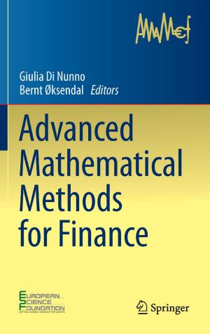 Cover of the book Advanced Mathematical Methods for Finance by Philippa H. Francis-West, Lesley Robson, Darrell J.R. Evans