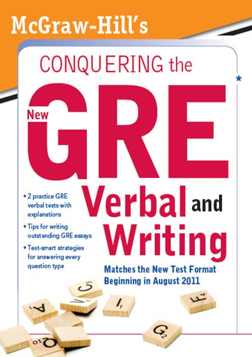 Cover of the book McGraw-Hill's Conquering the New GRE Verbal and Writing by Kathy A. Zahler, McGraw-Hill Education