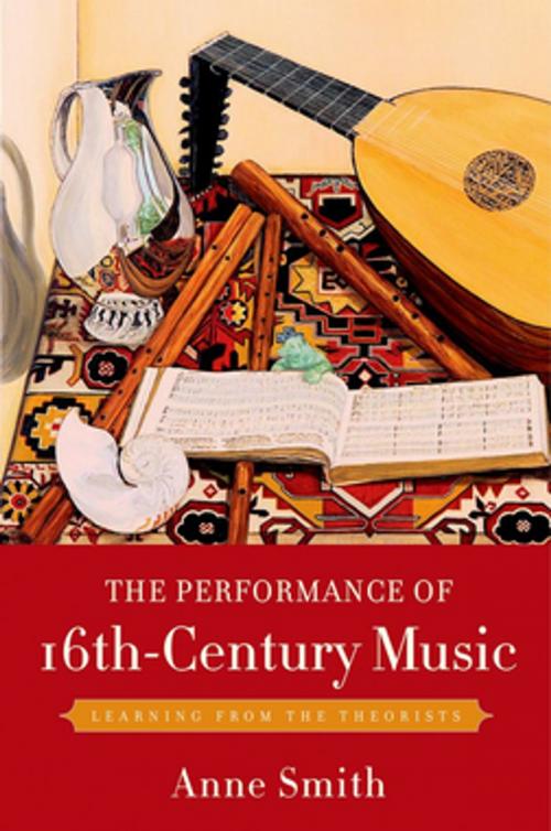 Cover of the book The Performance of 16th-Century Music by Anne Smith, Oxford University Press