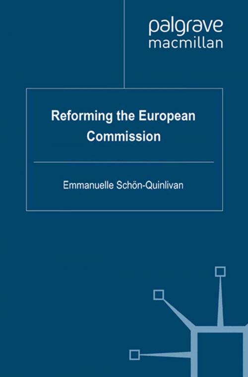 Cover of the book Reforming the European Commission by E. Schön-Quinlivan, Palgrave Macmillan UK