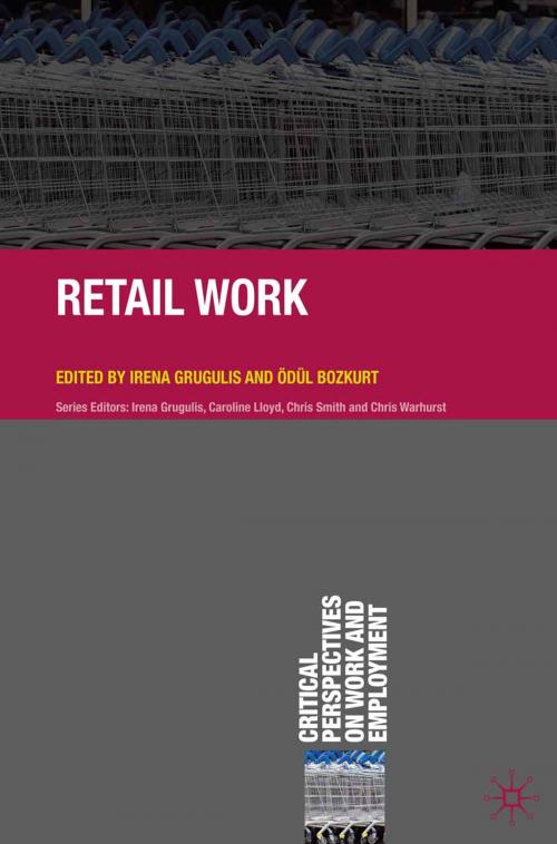 Cover of the book Retail Work by , Macmillan Education UK