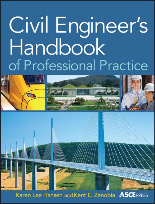 Cover of the book Civil Engineer's Handbook of Professional Practice by Karen Hansen, Kent Zenobia, Wiley