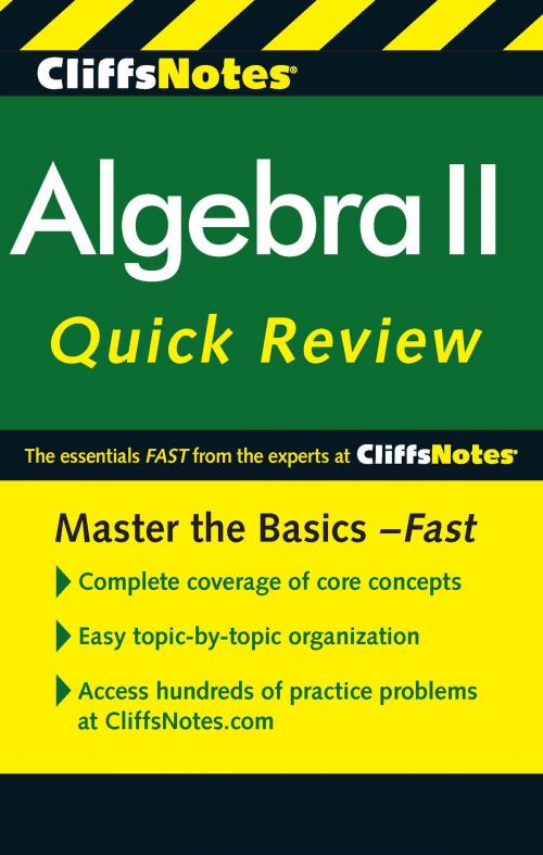 Cover of the book CliffsNotes Algebra II Quick Review, 2nd Edition by David A Herzog, Edward Kohn, HMH Books