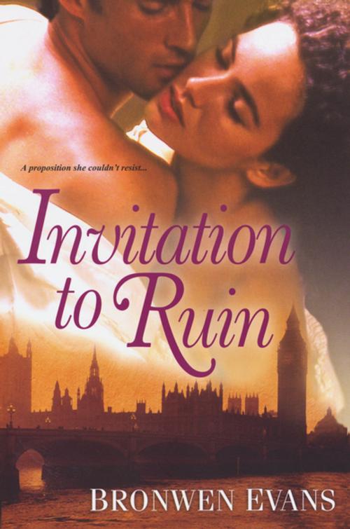 Cover of the book Invitation to Ruin by Bronwen Evans, Kensington Books