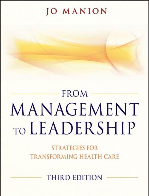Cover of the book From Management to Leadership by Jo Manion, Wiley