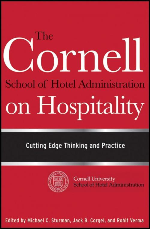 Cover of the book The Cornell School of Hotel Administration on Hospitality by , Wiley