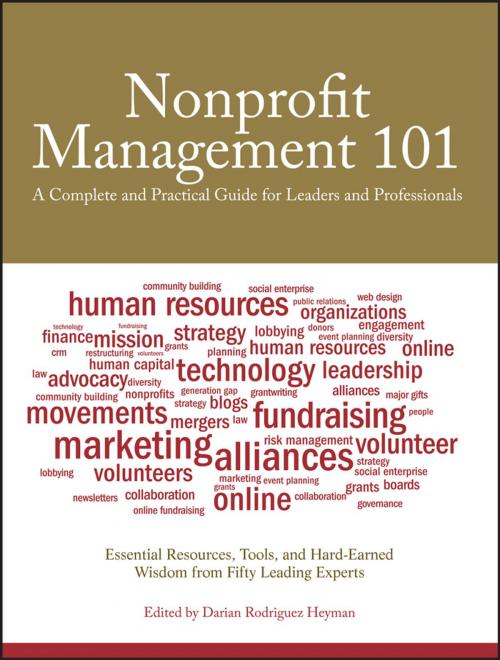 Cover of the book Nonprofit Management 101 by Darian Rodriguez Heyman, Wiley