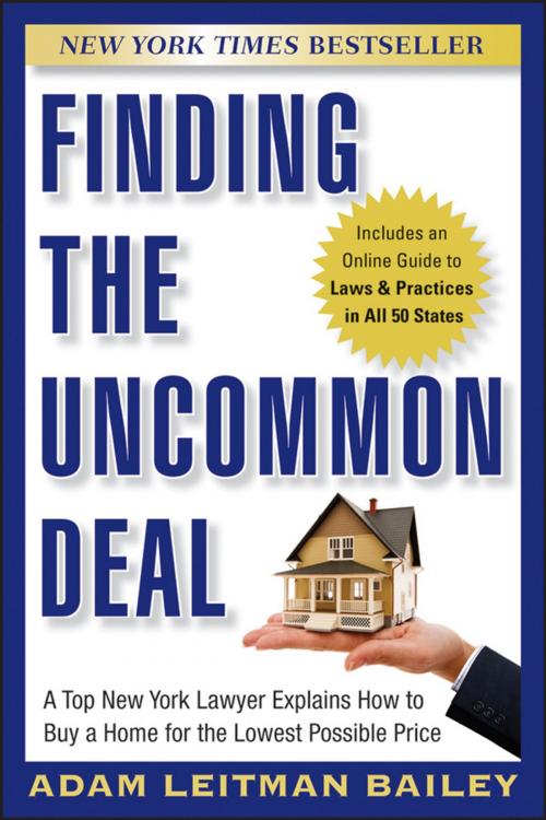 Cover of the book Finding the Uncommon Deal by Adam Leitman Bailey, Wiley