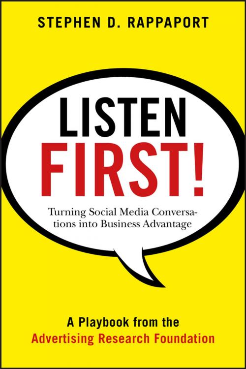 Cover of the book Listen First! by Stephen D. Rappaport, Wiley