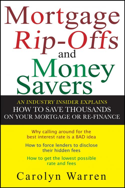 Cover of the book Mortgage Ripoffs and Money Savers by Carolyn Warren, Wiley