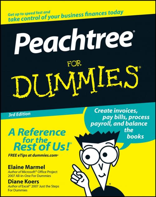 Cover of the book Peachtree For Dummies by Diane Koers, Elaine Marmel, Wiley