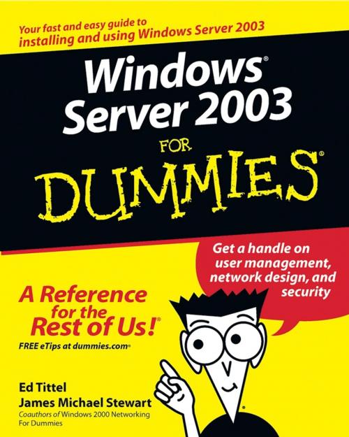 Cover of the book Windows Server 2003 For Dummies by Ed Tittel, James Michael Stewart, Wiley
