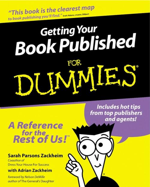 Cover of the book Getting Your Book Published For Dummies by Sarah Parsons Zackheim, Adrian Zackheim, Wiley