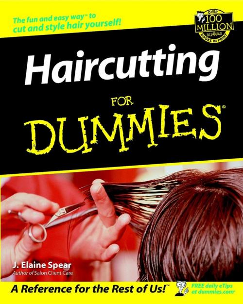 Cover of the book Haircutting For Dummies by J. Elaine Spear, Wiley