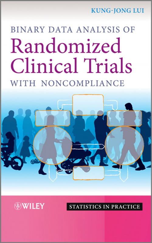 Cover of the book Binary Data Analysis of Randomized Clinical Trials with Noncompliance by Kung-Jong Lui, Wiley