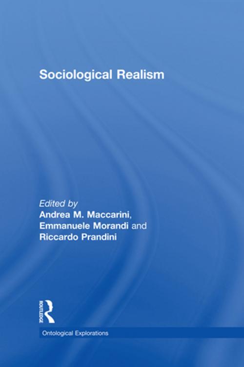 Cover of the book Sociological Realism by , Taylor and Francis