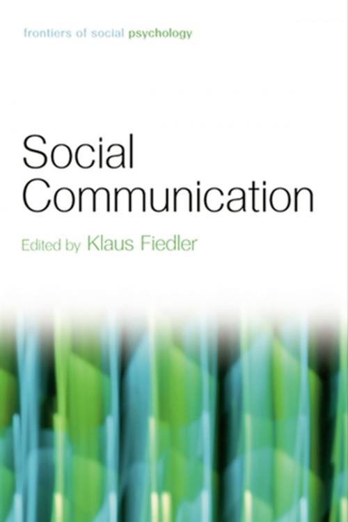Cover of the book Social Communication by , Taylor and Francis