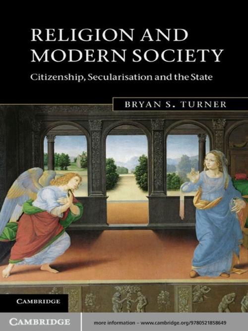 Cover of the book Religion and Modern Society by Bryan S. Turner, Cambridge University Press