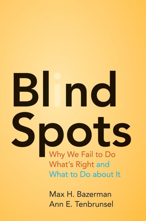 Cover of the book Blind Spots by Max H. Bazerman, Ann E. Tenbrunsel, Princeton University Press