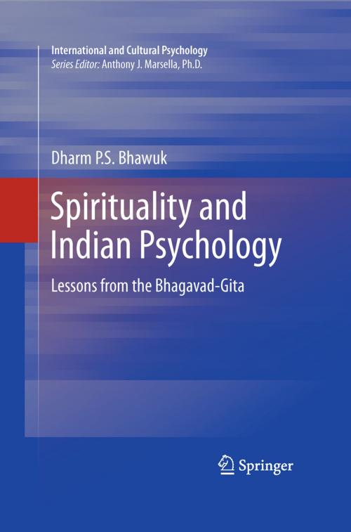 Cover of the book Spirituality and Indian Psychology by Dharm Bhawuk, Springer New York