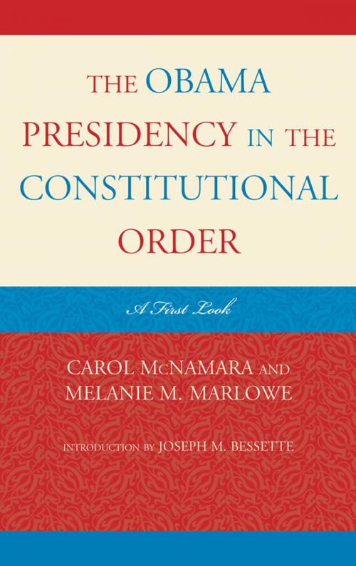 Cover of the book The Obama Presidency in the Constitutional Order by David Alvis, Andrew E. Busch, James W. Ceaser, Anthony Corrado, Joshua Dunn, Stephen F. Knott, Marc Landy, David K. Nichols, Rowman & Littlefield Publishers