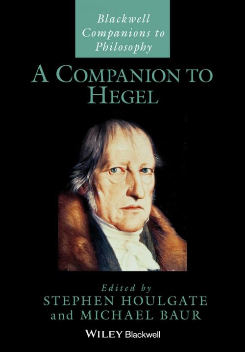 Cover of the book A Companion to Hegel by , Wiley