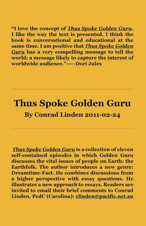 Cover of the book Thus Spoke Golden Guru by Conrad Linden, Xlibris AU