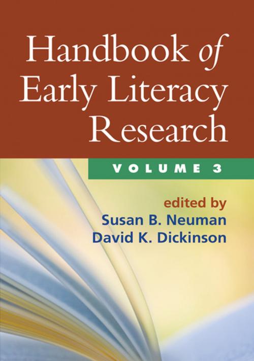 Cover of the book Handbook of Early Literacy Research, Volume 3 by , Guilford Publications