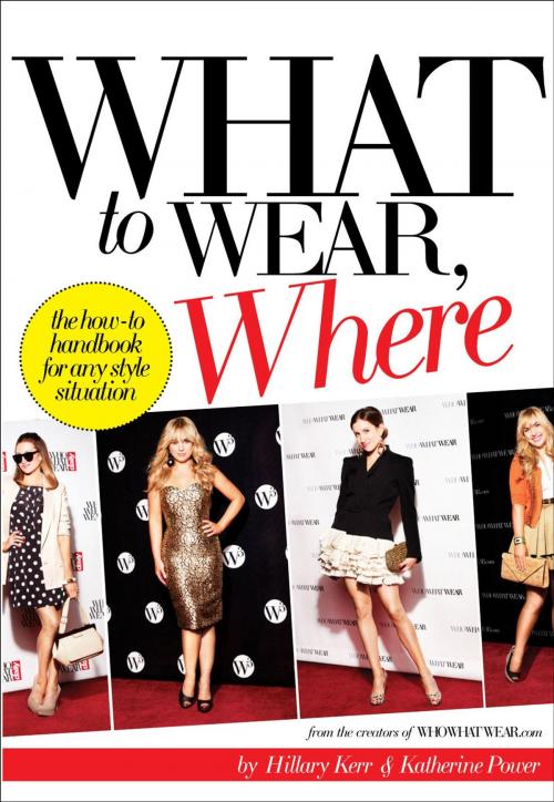 Cover of the book What to Wear, Where by Hillary Kerr, Katherine Power, ABRAMS