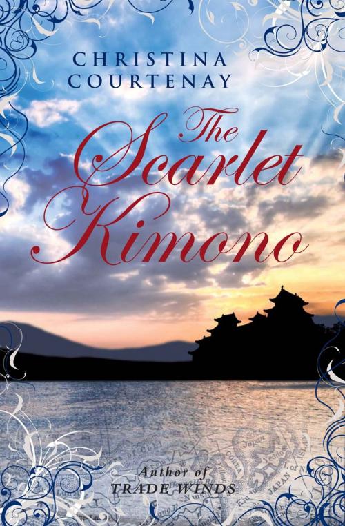 Cover of the book The Scarlet Kimono by Christina Courtenay, Choc Lit