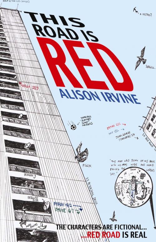 Cover of the book This Road is Red by Alison Irvine, Luath Press Ltd