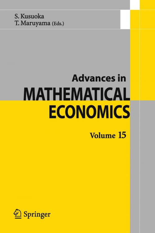 Cover of the book Advances in Mathematical Economics Volume 15 by , Springer Japan