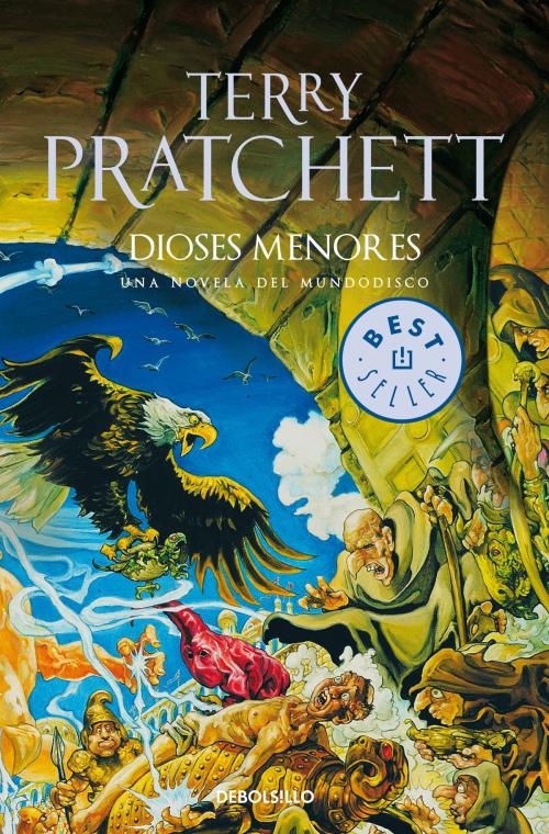 Cover of the book Dioses Menores (Mundodisco 13) by Terry Pratchett, Penguin Random House Grupo Editorial España