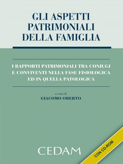 Cover of the book Gli aspetti patrimoniali della famiglia by Oberto Giacomo, Cedam