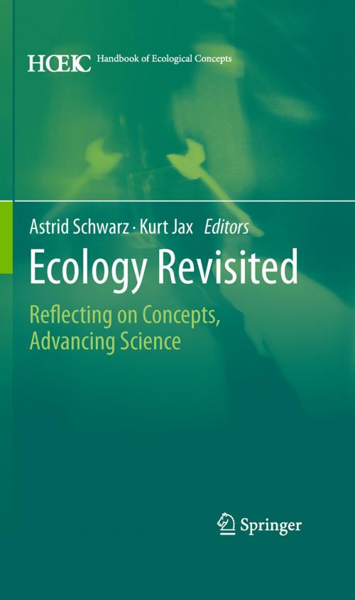 Cover of the book Ecology Revisited by , Springer Netherlands