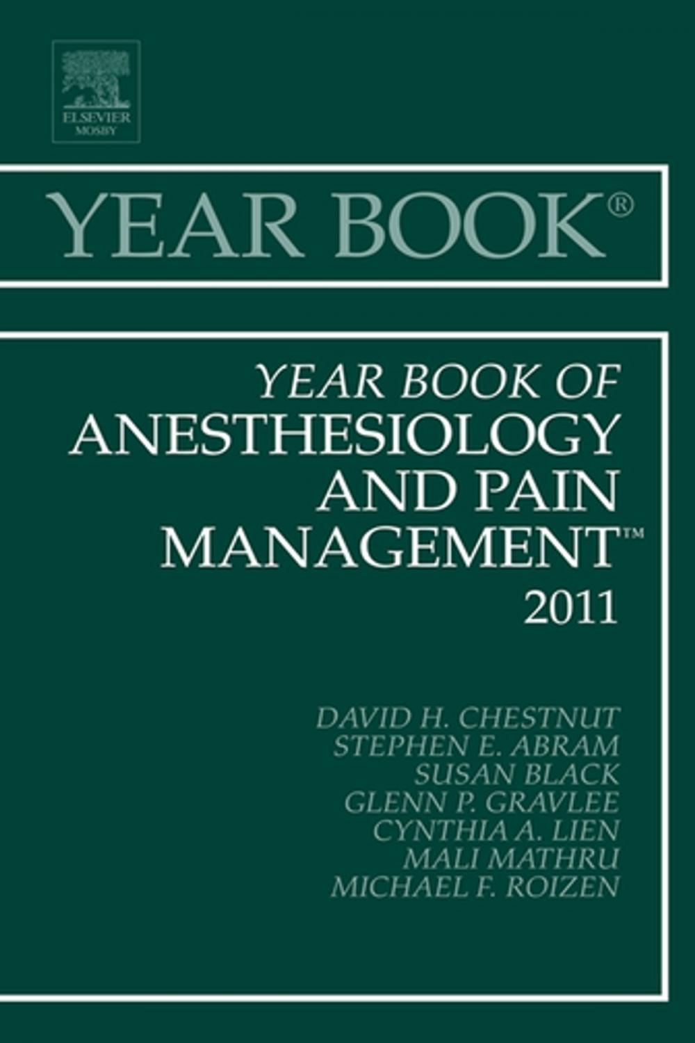 Big bigCover of Year Book of Anesthesiology and Pain Management 2011 - E-Book