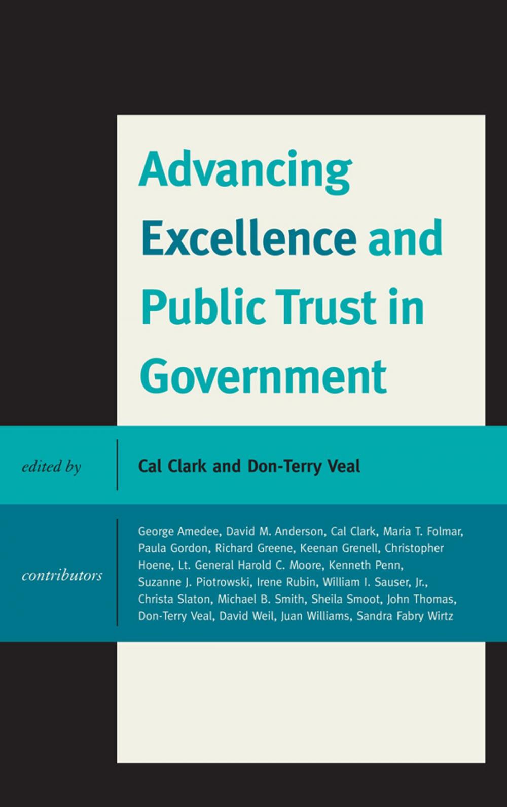 Big bigCover of Advancing Excellence and Public Trust in Government