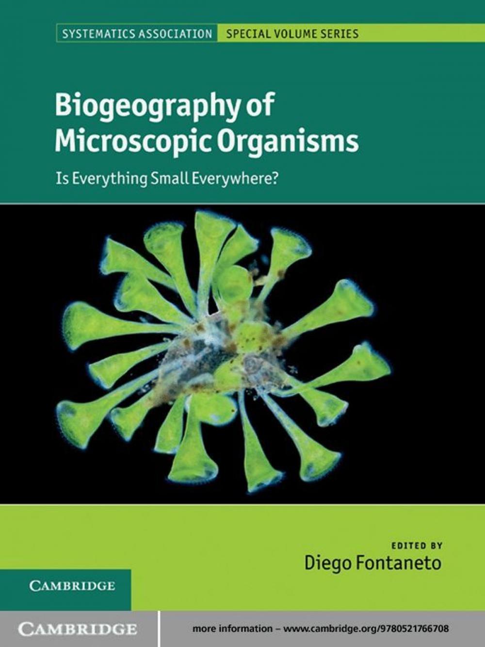 Big bigCover of Biogeography of Microscopic Organisms