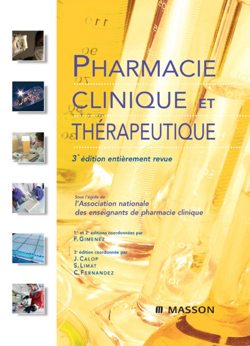 Big bigCover of Pharmacie clinique et thérapeutique
