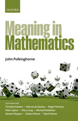 Cover of the book Meaning in Mathematics by J. W. von Goethe