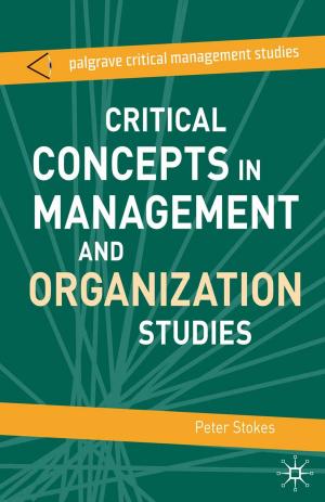 Book cover of Critical Concepts in Management and Organization Studies